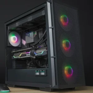 Deepcool CH560 ARGB Digital obudowa ATX widok z przodu komputer gamingowy