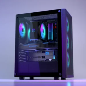 Endorfy Ventum 200 Air ARGB obudowa ATX widok z przodu komputer gamingowy