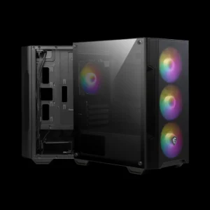 MSI Forge M100A obudowa mATX widok z boku komputer gamingowy