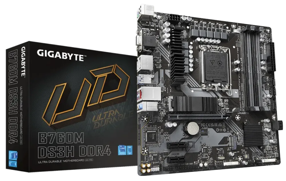 Gigabyte B760M DS3H płyta główna LGA1700 Intel Core komputer