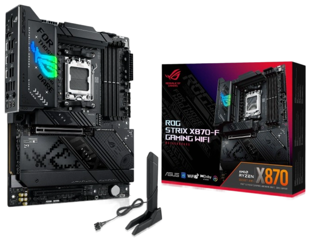 ASUS ROG STRIX X870-F Gaming WiFi płyta główna AM5 Ryzen 9 komputer gamingowy