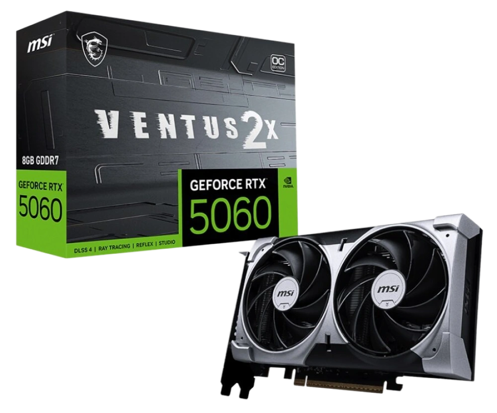 Karta graficzna MSI GeForce RTX 5060 Ti VENTUS 2X OC 8GB